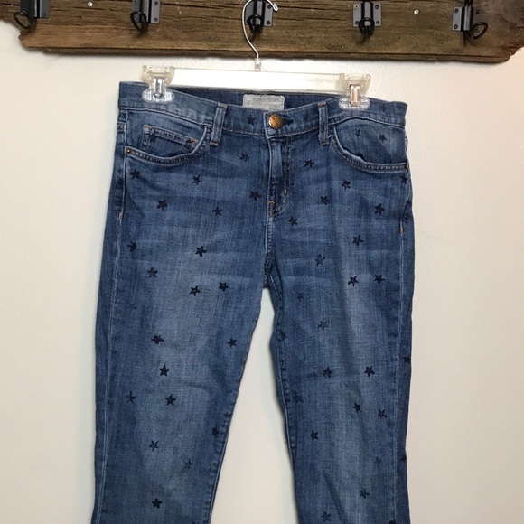 Current Elliot Jeans Star Print Ankle Skinnies - Picture 7 of 8